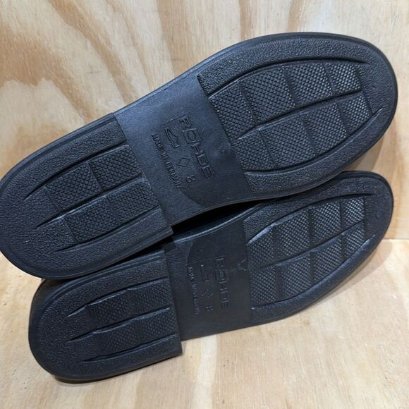 Men's ROHDE Casual Black Loafers Men’s size 8 - Picture 6 of 8